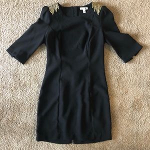 Silence + Noise open back beaded dress